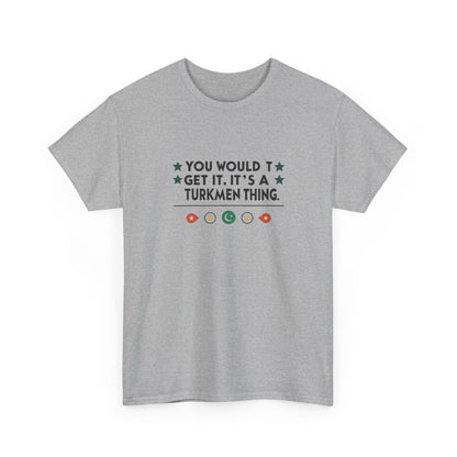Additional product view of the Turkmenistan Turkmen Thing T-Shirt