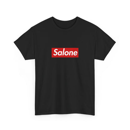 Additional product view of the Sierra Leone Salone Red Wordmark T-Shirt