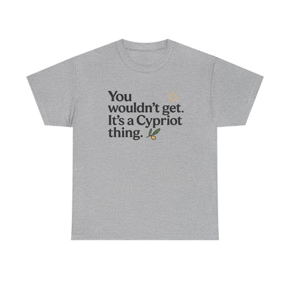 Additional product view of the Cyprus Cypriot Thing T-Shirt
