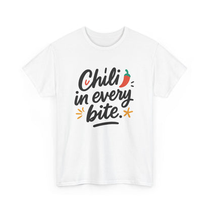 Additional product view of the Bhutan Chili in Every Bite T-Shirt