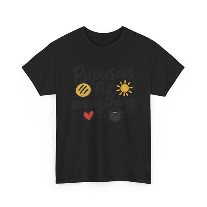 Additional product view of the El Salvador Pupusas Fix Everything T-Shirt