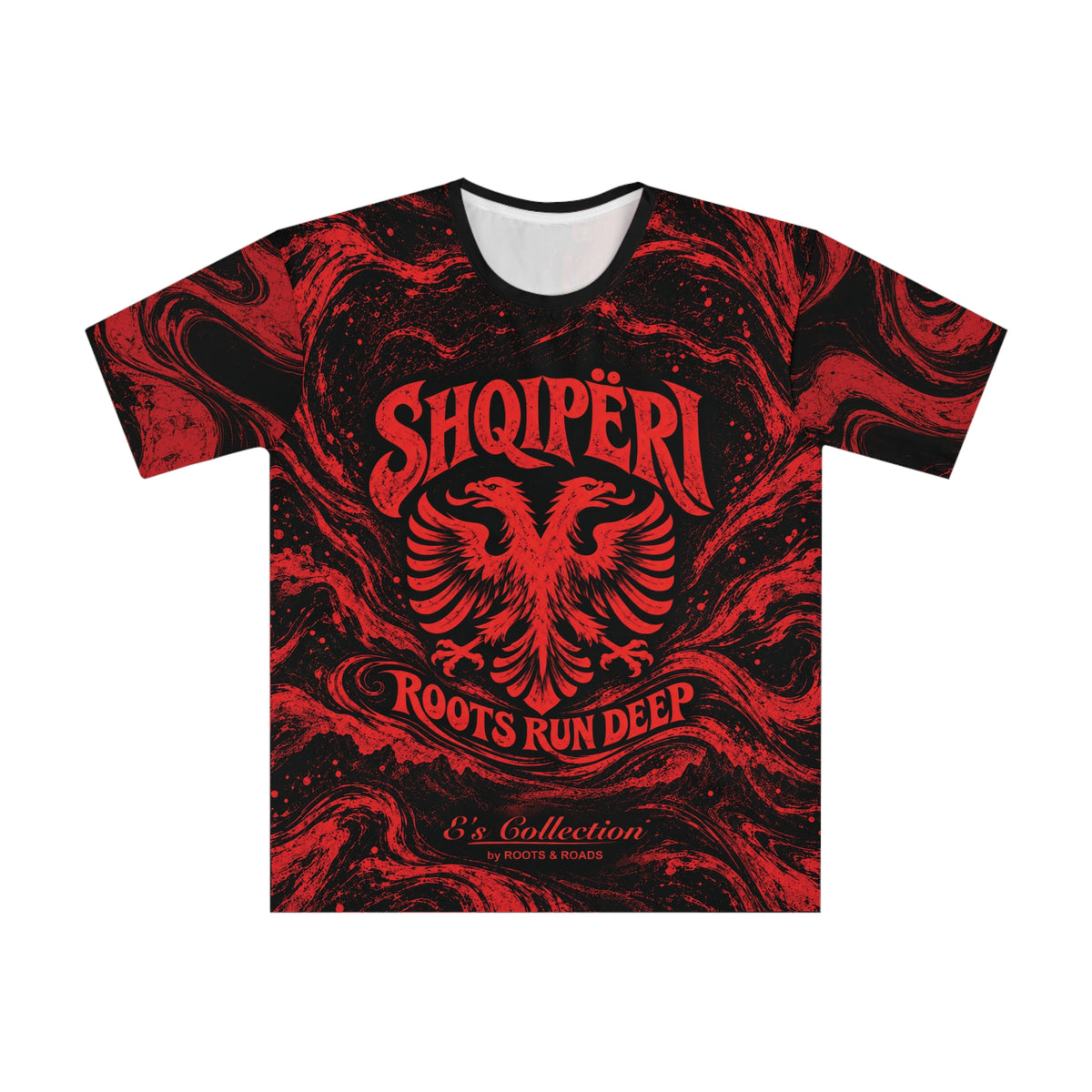 E-02 — SHQIPËRI | E's Collection AOP T-Shirt