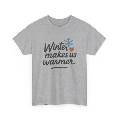 Additional product view of the Belarus Winter Makes Us Warmer T-Shirt