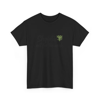 Additional product view of the Shqiptar Albanian Lettering T-Shirt