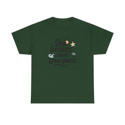Additional product view of the Cyprus Sea Breeze & Slow Pace T-Shirt