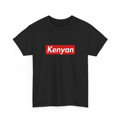 Additional product view of the Kenya Kenyan Red Wordmark T-Shirt