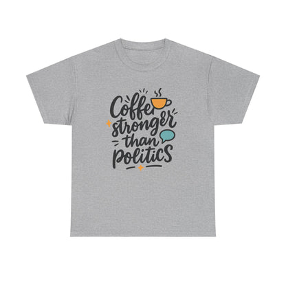 Additional product view of the Cuba Coffee Stronger Than Politics T-Shirt
