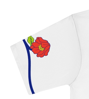 Actual supplier mockup detail of the Roots & Roads “Homesick and proud.” T-shirt’s botanical artwork.