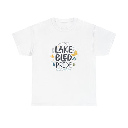 Front view of the Slovenia Lake Bled Pride T-Shirt