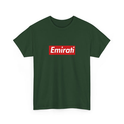 Additional product view of the United Arab Emirates Emirati Red Wordmark T-Shirt