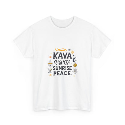 Additional product view of the Vanuatu Kava Nights, Sunrise Peace T-Shirt