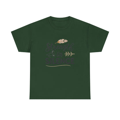 Additional product view of the Ukraine Strength in Silence T-Shirt