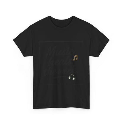 Additional product view of the Guinea-Bissau Music Heals the Week T-Shirt