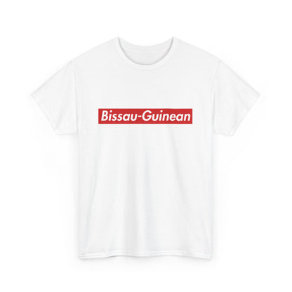 Additional product view of the Bissau-Guinean Red Wordmark T-Shirt