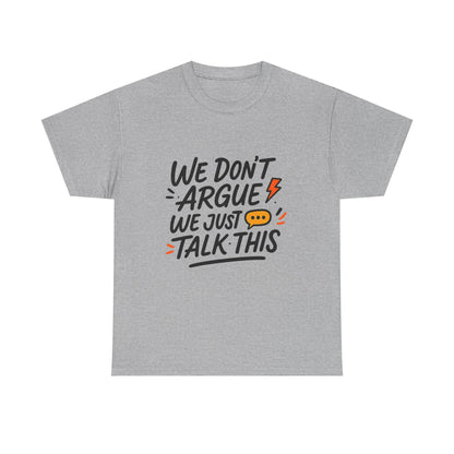 Additional product view of the Albanian Talking & Arguing Graphic T-Shirt