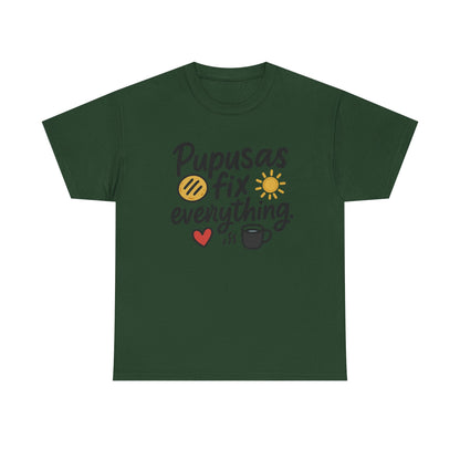Additional product view of the El Salvador Pupusas Fix Everything T-Shirt