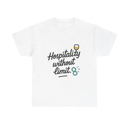 Front view of the Azerbaijan Hospitality Without Limits T-Shirt