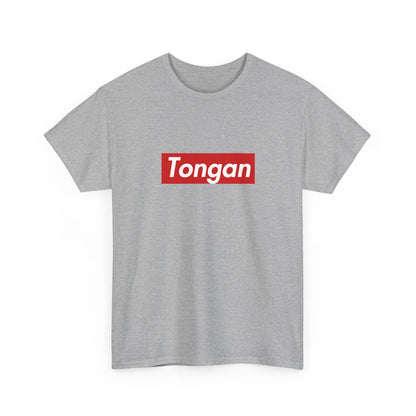 Additional product view of the Tonga Tongan Red Wordmark T-Shirt