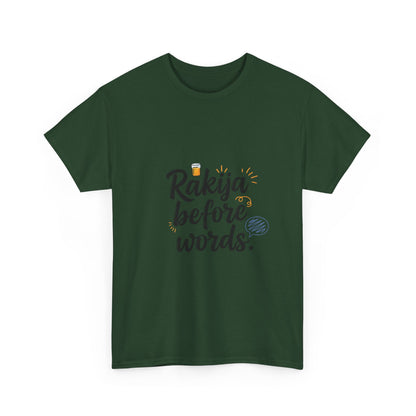 Additional product view of the North Macedonia Rakija Before Words T-Shirt