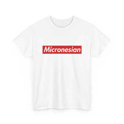 Additional product view of the Micronesia Micronesian Red Wordmark T-Shirt
