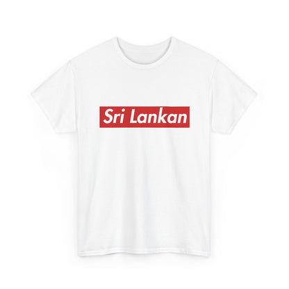 Additional product view of the Sri Lanka Sri Lankan Red Wordmark T-Shirt