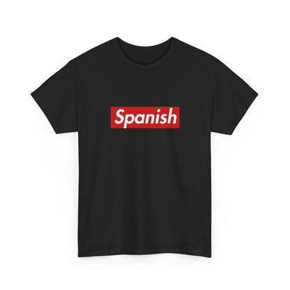Additional product view of the Spain Spanish Red Wordmark T-Shirt