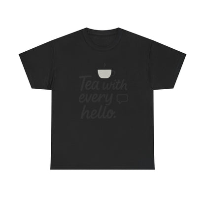 Additional product view of the Brunei Tea with Every Hello T-Shirt