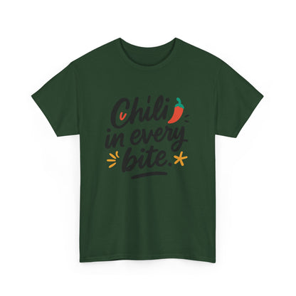 Additional product view of the Bhutan Chili in Every Bite T-Shirt