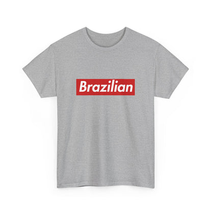 Additional product view of the Brazilian Red Wordmark T-Shirt