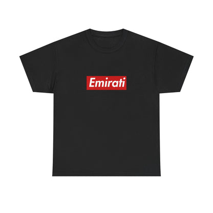 Additional product view of the United Arab Emirates Emirati Red Wordmark T-Shirt