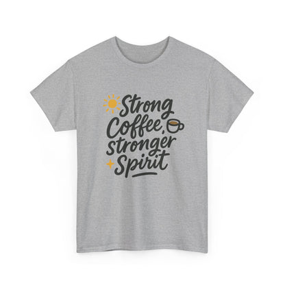 Additional product view of the Algeria Strong Coffee, Stronger Spirit T-Shirt