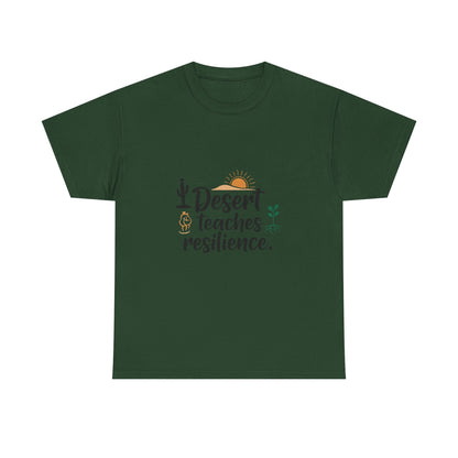 Additional product view of the Niger Desert Teaches Resilience T-Shirt