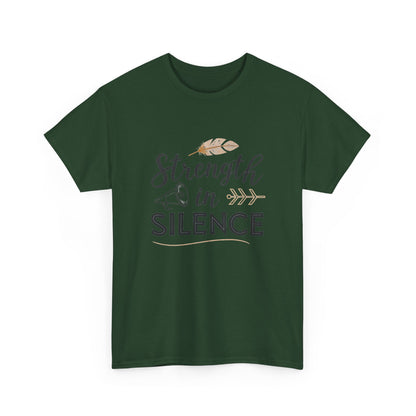 Additional product view of the Ukraine Strength in Silence T-Shirt
