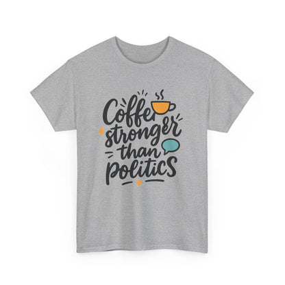 Additional product view of the Cuba Coffee Stronger Than Politics T-Shirt