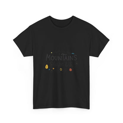 Additional product view of the Tajikistan Mountains Shape Us T-Shirt
