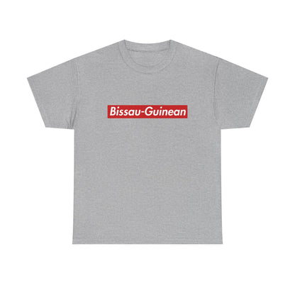 Additional product view of the Bissau-Guinean Red Wordmark T-Shirt