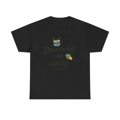 Additional product view of the Burundi Drumming as Unity T-Shirt