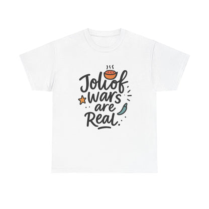 Front view of the Cameroon Jollof Wars T-Shirt