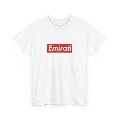 Additional product view of the United Arab Emirates Emirati Red Wordmark T-Shirt
