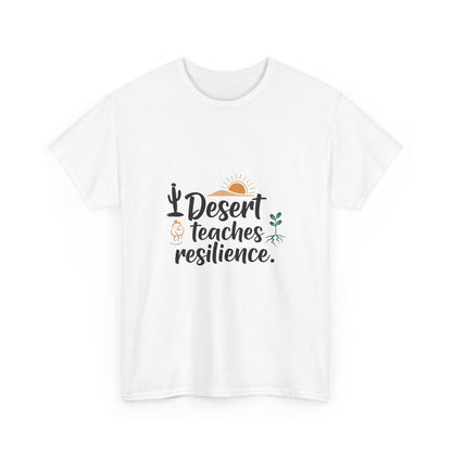 Additional product view of the Niger Desert Teaches Resilience T-Shirt