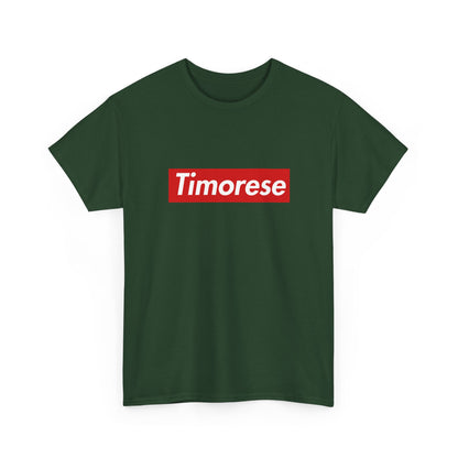 Additional product view of the Timor-Leste Timorese Red Wordmark T-Shirt