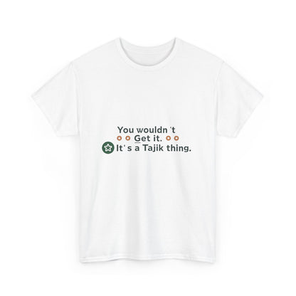 Additional product view of the Tajikistan Tajik Thing T-Shirt