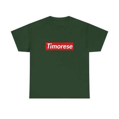 Additional product view of the Timor-Leste Timorese Red Wordmark T-Shirt