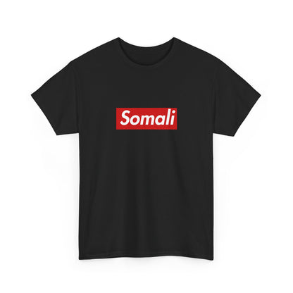 Additional product view of the Somalia Somali Red Wordmark T-Shirt