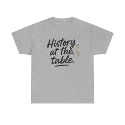 Additional product view of the Cyprus History at the Table T-Shirt
