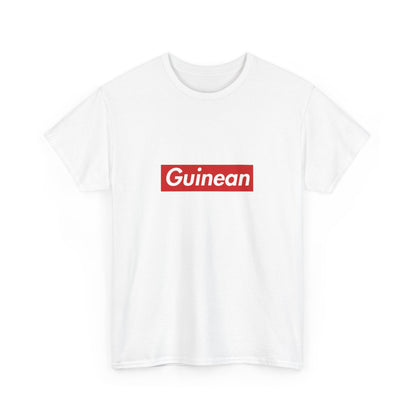 Additional product view of the Guinean Red Wordmark T-Shirt