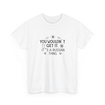 Additional product view of the Russia Russian Thing T-Shirt