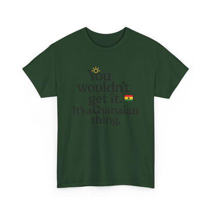 Additional product view of the Ghana Ghanaian Thing T-Shirt