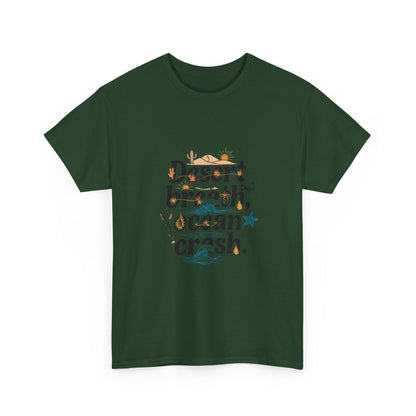 Additional product view of the Namibia Desert Breath, Ocean Crash T-Shirt