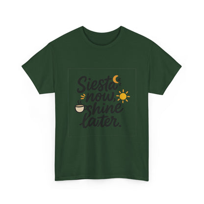 Additional product view of the Spain Siesta Now, Shine Later T-Shirt
